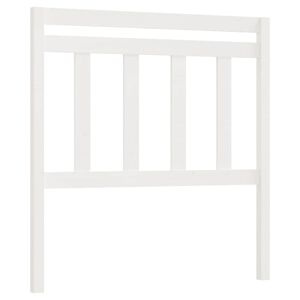vidaXL sengeg&aelig;rde 106x4x100 cm massivt fyrretr&aelig; hvid