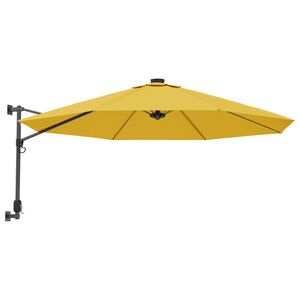 vidaXL v&aelig;gh&aelig;ngt parasol 290 cm gul