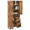 vidaXL Highboard Gammelt tr&aelig; 69,5 x 34 x 180 cm Konstrueret tr&aelig;