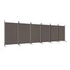 vidaXL 6-panels rumdeler 520x180 cm stof antracitgr&aring;