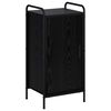 vidaXL Sideboard Sort eg 97 x 33 x 81 cm Konstrueret tr&aelig;