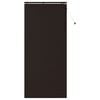 vidaXL Persienner M&oslash;rk Brun 120 x 250 cm 35 mm Massivt Paulownia Tr&aelig;