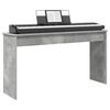 vidaXL Keyboard Stand Beton Gr&aring; 120 x 32 x 64 cm Konstrueret tr&aelig;
