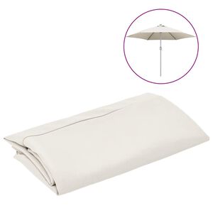 vidaXL udskiftningsdug til parasol 300 cm sandfarvet