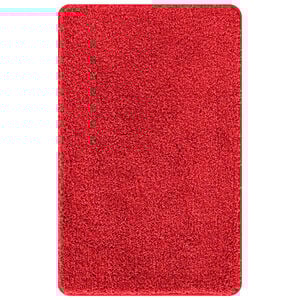 vidaXL Antiskrid Badm&aring;tte R&oslash;d 50 x 80 cm PP