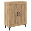 vidaXL Highboard Artisan Egetr&aelig; 69,5 x 34 x 180 cm Konstrueret tr&aelig;