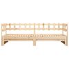 vidaXL daybed med udtr&aelig;k 2x(90x200) cm massivt fyrretr&aelig;