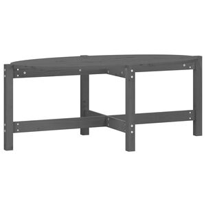 vidaXL sofabord 118x63x45 cm massivt fyrretr&aelig; gr&aring;
