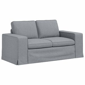 vidaXL Sofa Lysegr&aring; 162 x 80 x 82 cm Stof