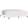 vidaXL Box spring seng Cremefarvet 200 x 200 cm Velourstof