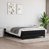 vidaXL Boxspring sengeramme 140x200 cm stof sort