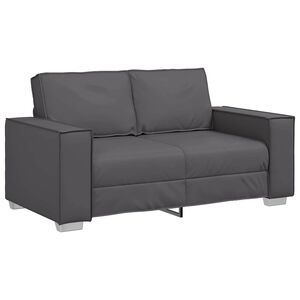 vidaXL Sofa Gr&aring; 160 x 80 x 84 cm Stof