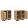 vidaXL Sideboard Artisan Egetr&aelig; 80 x 40 x 75 cm Konstrueret tr&aelig;