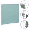 vidaXL adgangspanel med aluminiumsramme og gipsplade 500x500 mm