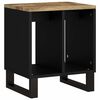 vidaXL sidebord 40x31x46 cm massivt mangotr&aelig; og konstrueret tr&aelig;
