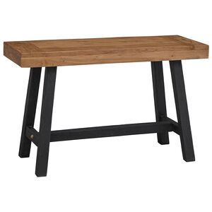 vidaXL b&aelig;nk 110 cm massivt teaktr&aelig;