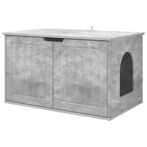 vidaXL Kat Hus Beton 85 x 55 x 50,5 cm Konstrueret tr&aelig;