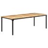 vidaXL spisebord 220x100x76 cm ru mangotræ