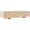 vidaXL plantekasse 110x40x26,5 cm massivt fyrretr&aelig;
