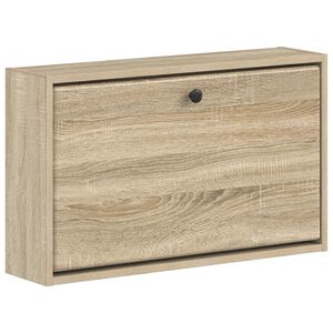 vidaXL V&aelig;gmonteret Skoskab BREDA 71 x 17 x 43 cm Konstrueret tr&aelig;
