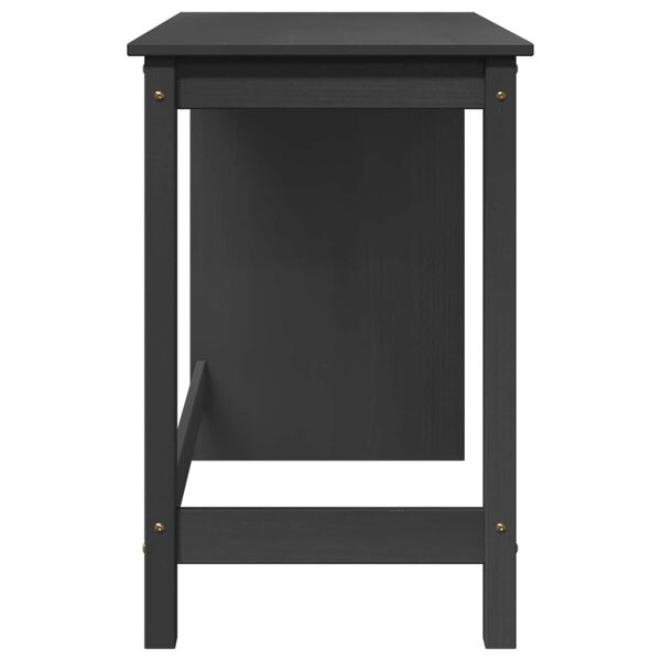 vidaXL Bord Gr&aring; 112 x 50 x 75 cm Massivt fyrretr&aelig;