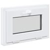 vidaXL K&aelig;ldervindue RISOR 60 x 40 cm PVC og glas Hvid