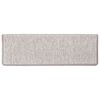 vidaXL selvkl&aelig;bende trappem&aring;tter 30 stk. 65x21x4 cm sisal-look platina