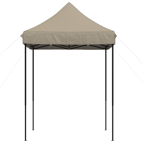 vidaXL Party Tent Gr&aring;brun 200 x 200 x 306 cm Oxford stof
