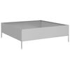 vidaXL højbed 100x100x33,5 cm galvaniseret stål