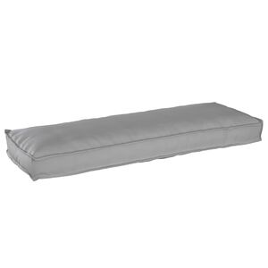 vidaXL Pude Oxford stof Gr&aring; 120 x 40 x 8 cm
