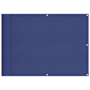 vidaXL altanafsk&aelig;rmning 75x700 cm 100 % polyester bl&aring;