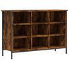 vidaXL skoskab 100x35x70 cm konstrueret tr&aelig; r&oslash;get egetr&aelig;sfarve