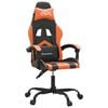 vidaXL gamingstol kunstl&aelig;der sort og orange