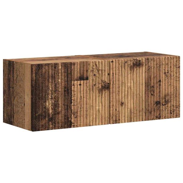 vidaXL TV v&aelig;gskab 2 pcs Gammelt tr&aelig; 60 x 31 x 29.5 cm Konstrueret tr&aelig;