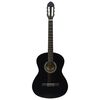 vidaXL klassisk guitar med taske for begyndere 4/4 39" sort