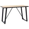 vidaXL spisebord 120 x 60 x 75 cm MDF egetr&aelig;sfarve