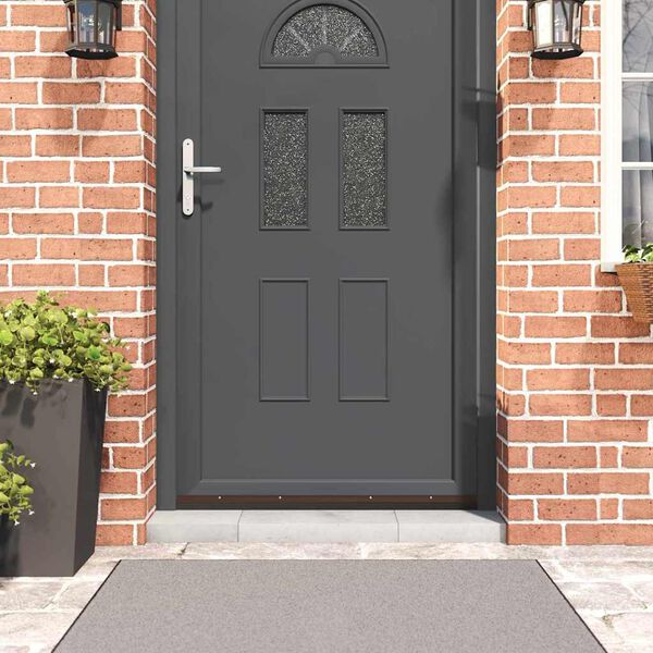 vidaXL Skruemonterede dørbørste tætninger 2 pcs Brun 100 cm