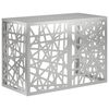 vidaXL Air Conditioner Cover S&oslash;lv 100 x 50 x 70 cm Galvaniseret st&aring;l