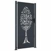 vidaXL havel&aring;ge antracitgr&aring; 100x200 cm st&aring;ltr&aelig;design