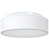 vidaXL Loftlampe Hvid 38 x 13,5 cm Stof