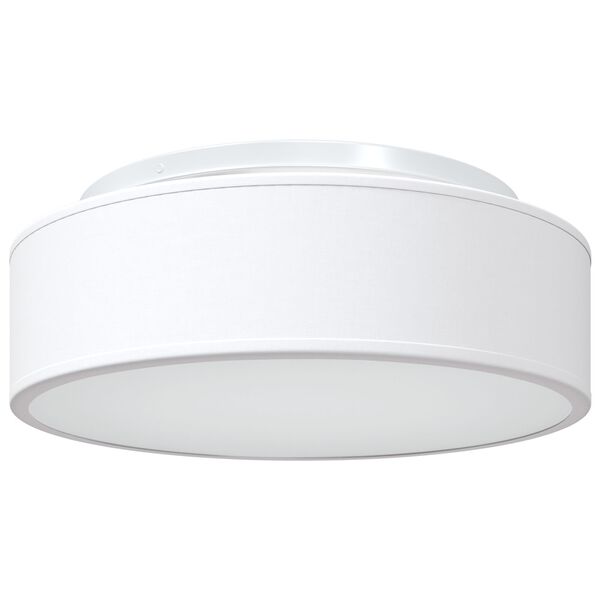 vidaXL Loftlampe Hvid 38 x 13,5 cm Stof