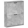 vidaXL V&aelig;gmonteret Skoskab HOORN 71 x 17 x 86 cm Konstrueret tr&aelig;