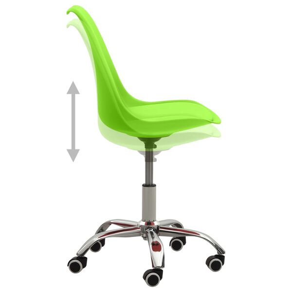 vidaXL spisebordsstole 6 stk. kunstl&aelig;der gr&oslash;n