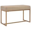 vidaXL b&aelig;nk i fl&oslash;jl 80 cm beige