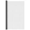 vidaXL net 112x500 cm glasfiber sort