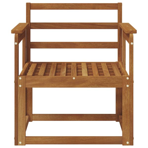 vidaXL Udend&oslash;rs sofa Massivt Akacietr&aelig; Naturfarvet