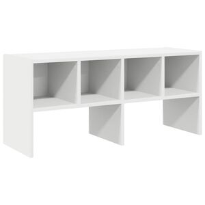 vidaXL skostativ stabelbar 89,5x30x40 cm hvid