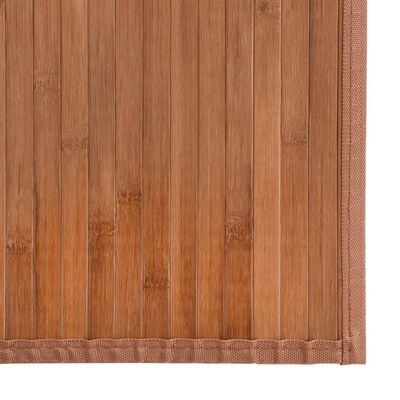 vidaXL gulvtæppe 60x300 cm rektangulær bambus naturfarvet