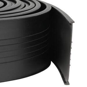 vidaXL Garage D&oslash;r T&aelig;tning Sort 70 x 6 mm 4,5 m PVC