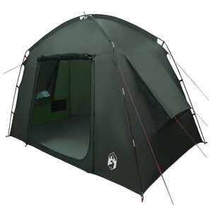 vidaXL Hyttetelt med tag Army Gr&oslash;n 210 x 210 x 138 cm Polyester